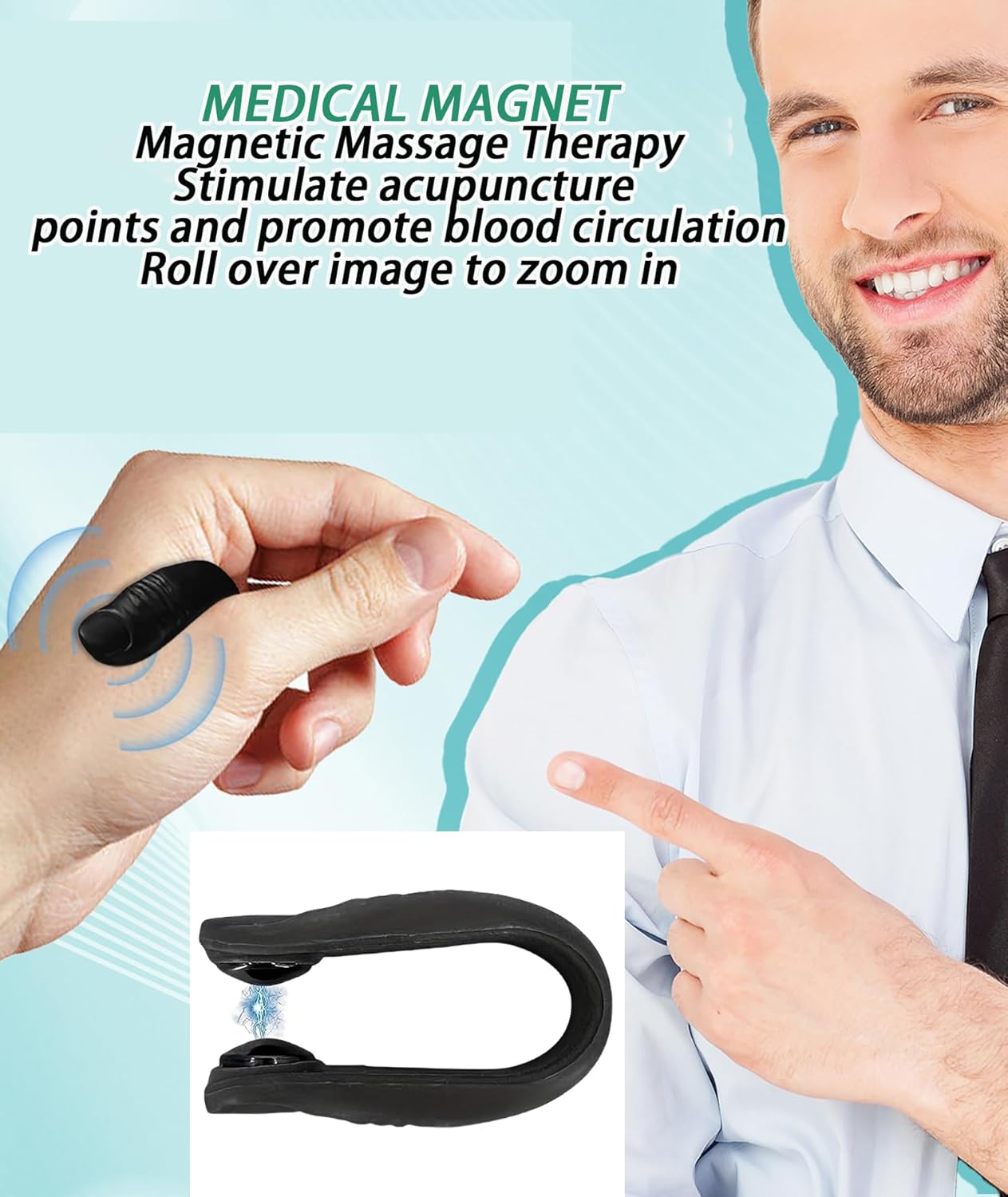 Sugar Control LI4 Acupressure Point Clip (Magnetic)