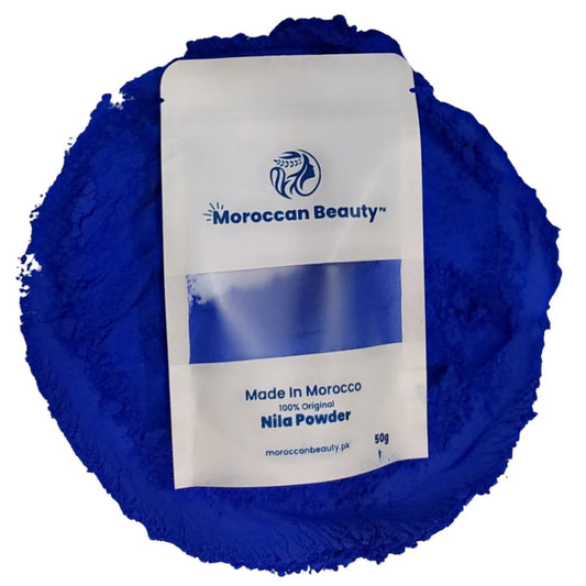 Moroccan blue nila powder  50g for facemask For Skin facemasks to brighten and nourish your skin