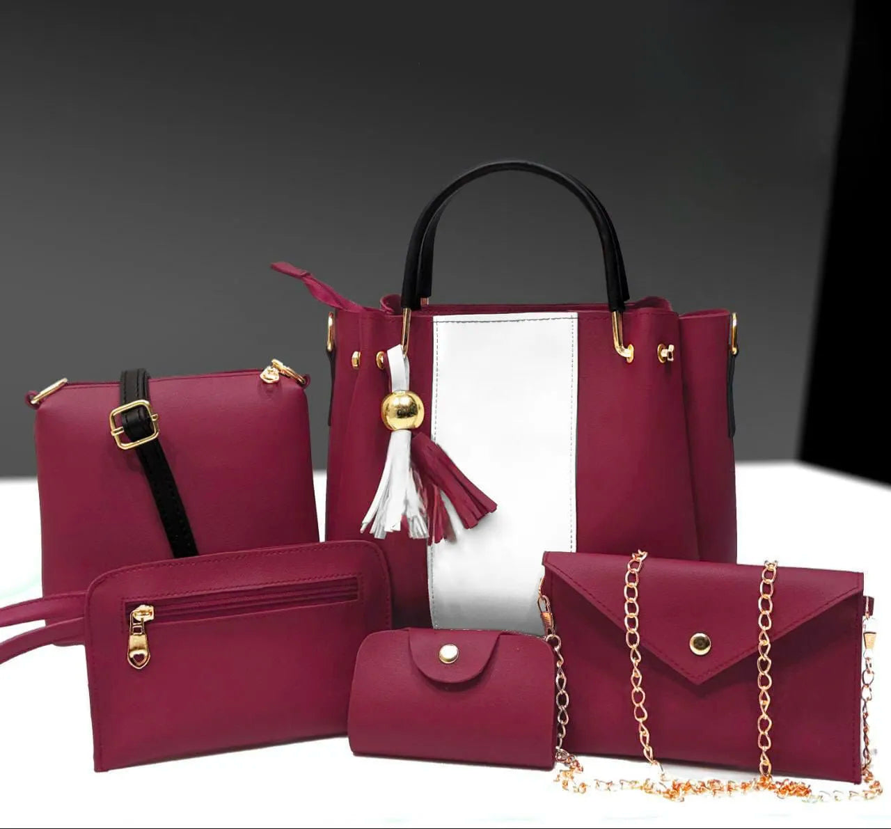 5 pieces high quality Ladies bag